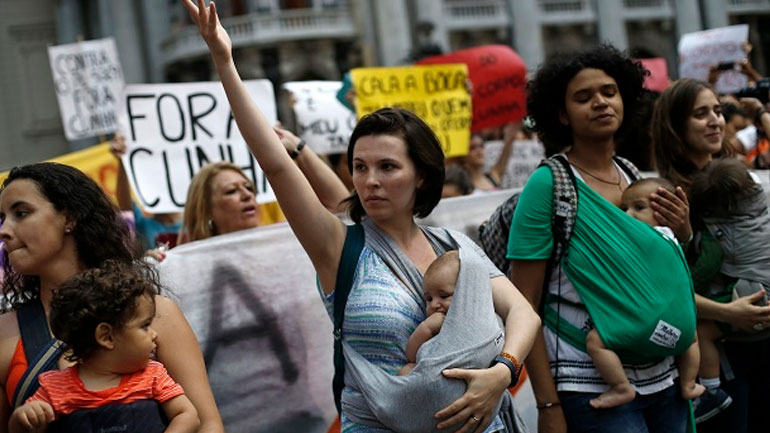 Βραζιλία: Διαδήλωση εναντίον σχεδίου νόμου για την απαγόρευση της άμβλωσης