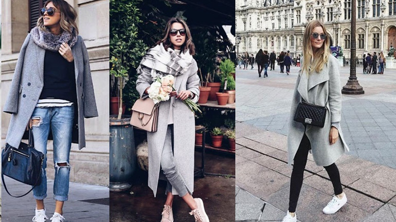 Πώς να φορέσετε το αγαπημένο σας γκρι παλτό