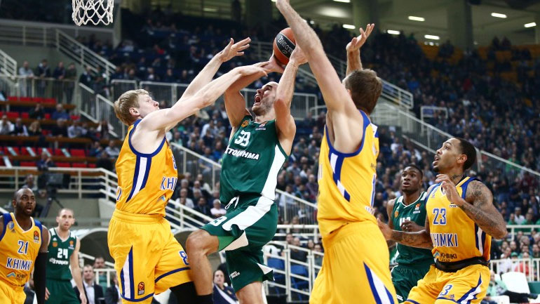 «Οδοστρωτήρας» ο Παναθηναϊκός, πάτησε 93-65 τη Χίμκι