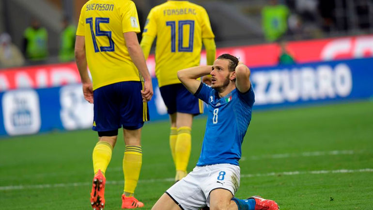 Σοκ για τους Ιταλούς-Εκτός Μουντιάλ για πρώτη φορά μετά το 1958!