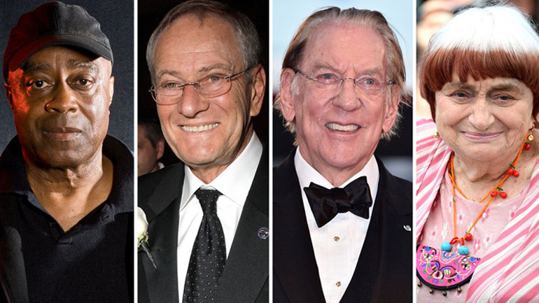 Τιμητικά Όσκαρ στους Ντόναλντ Σάδερλαντ, Ανιές Βαρντά, Τσαρλς Μπέρνετ, Όουεν Ρόιζμαν