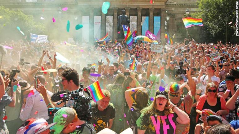 Οι Αυστραλοί υπέρ της νομιμοποίησης των γάμων των ομοφυλοφίλων