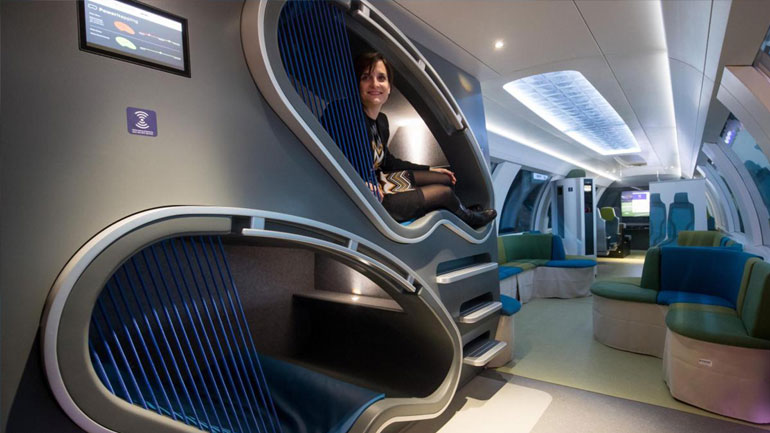 Ideenzug: Το τρένο του μέλλοντος με gaming κονσόλες και γυμναστήριο