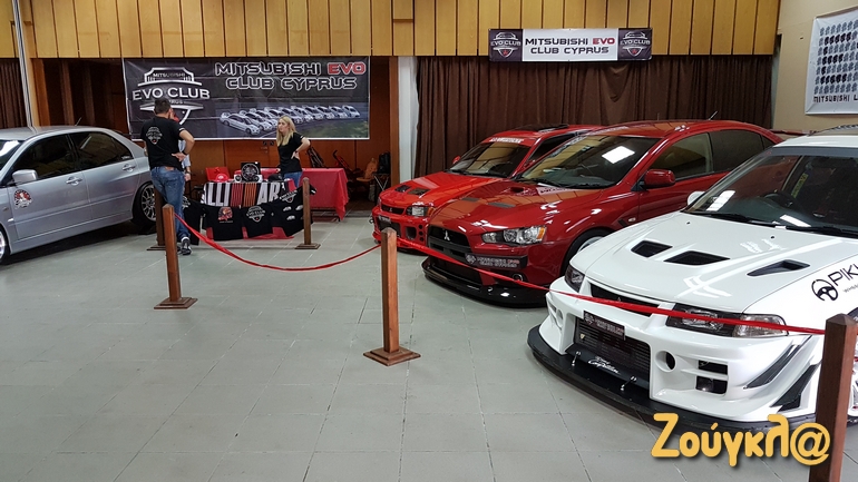 Το Mitsubushi EVO club Cyprus είναι πολύ δυνατό και με πολύ δυνατά αυτοκίνητα