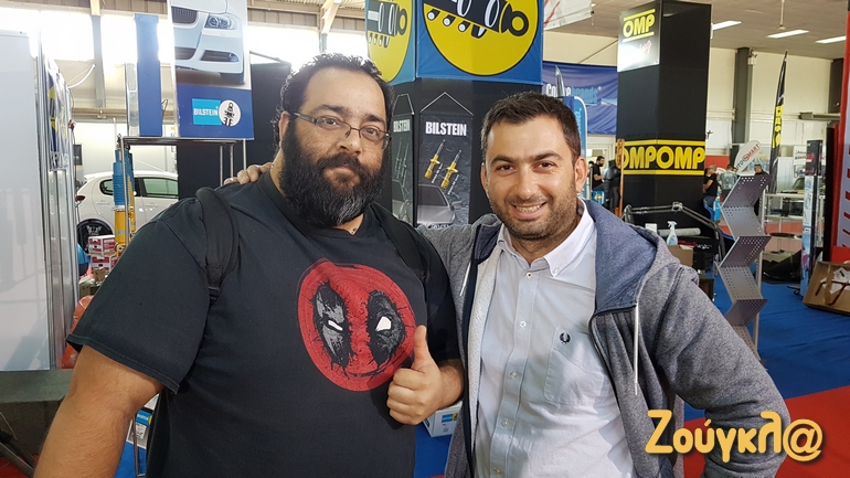 Ο Αυγουστής Αυγουστή είναι από τους ανθρώπους που έτρεξαν πολύ για την έκθεση αλλά όπως βλέπετε το ευχαριστήθηκε!