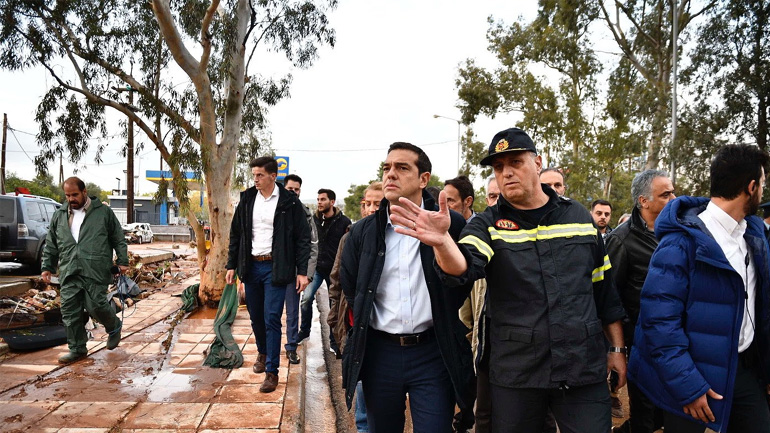 Στις πληγείσες περιοχές ο πρωθυπουργός – Ενημερώθηκε από τον αντιπεριφερειάρχη Ι. Βασιλείου