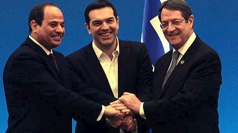 Κοινή συνάντηση Αναστασιάδη-Τσίπρα-Σίσι στη Λευκωσία