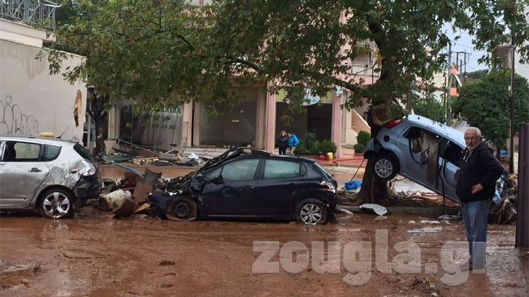 Συνδρομή των Ενόπλων Δυνάμεων στην αποκατάσταση των ζημιών στις πληγείσες περιοχές της δυτικής Αττικής
