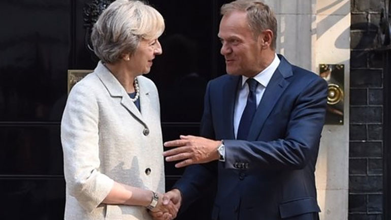 Συνάντηση Τουσκ – Μέι με κύριο θέμα το Brexit