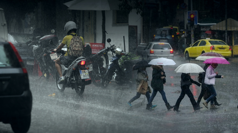 Επαναλαμβανόμενες καταιγίδες στην Αττική