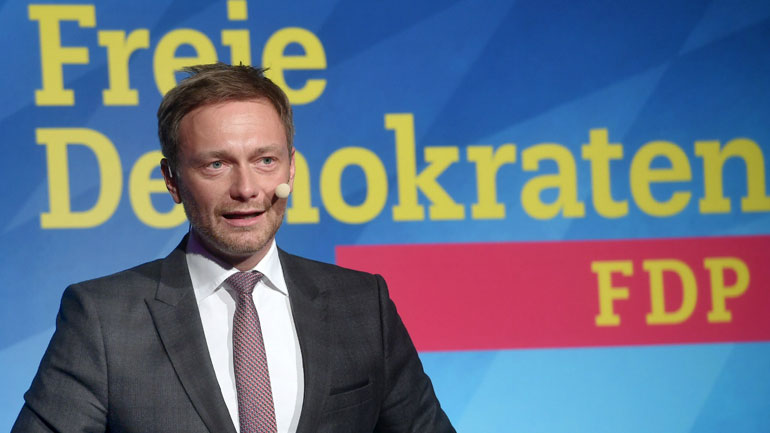 Γερμανία: Εφικτή θεωρεί την επίτευξη συμφωνίας για τον νέο κυβερνητικό συνασπισμό ο Λίντνερ