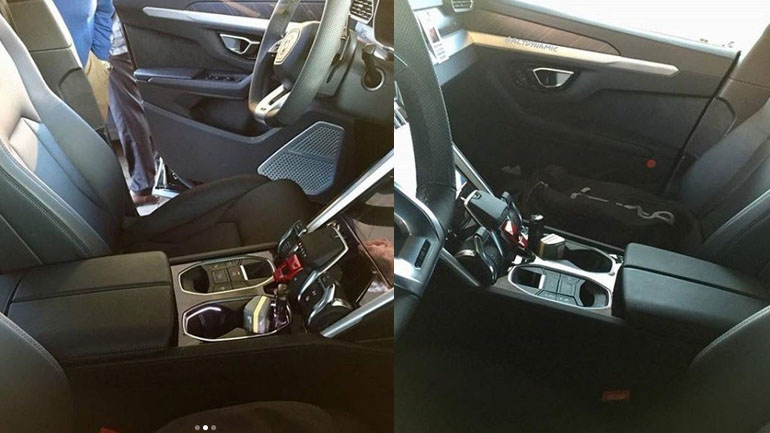 Αυτό είναι το εσωτερικό του SUV της Lamborghini Αυτό είναι το εσωτερικό του SUV της Lamborghini