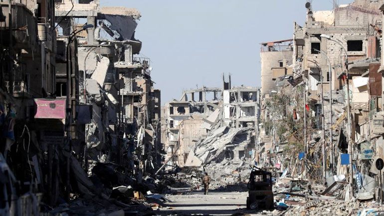 Το Βερολίνο θα προσφέρει 10 εκατ. ευρώ για την αποναρκοθέτηση της πόλης Ράκα στη Συρία