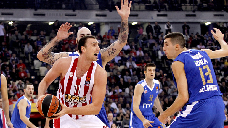 «Σβηστά» ο Ολυμπιακός, 85-59 τον Ερυθρό Αστέρα