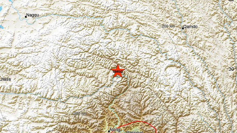 Κίνα: Σεισμός 6,3R στη νότια περιοχή Σιζάνγκ, κοντά στα σύνορα με την Ινδία