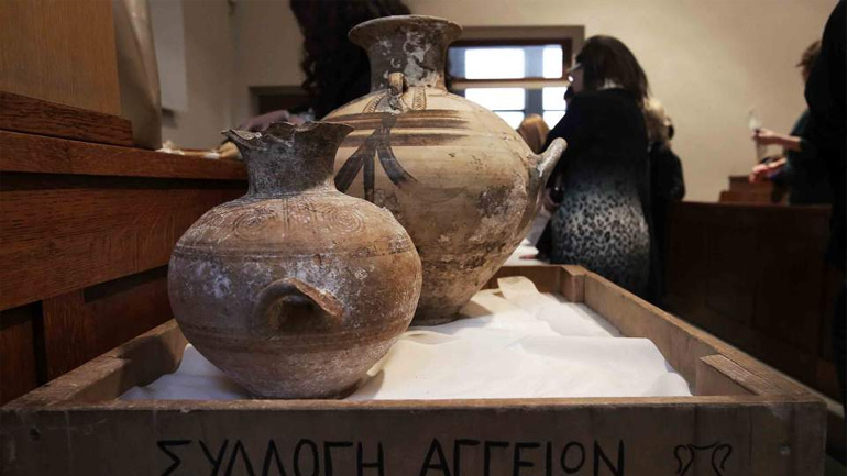 Τελετή επαναπατρισμού είκοσι έξι  αρχαίων αντικειμένων