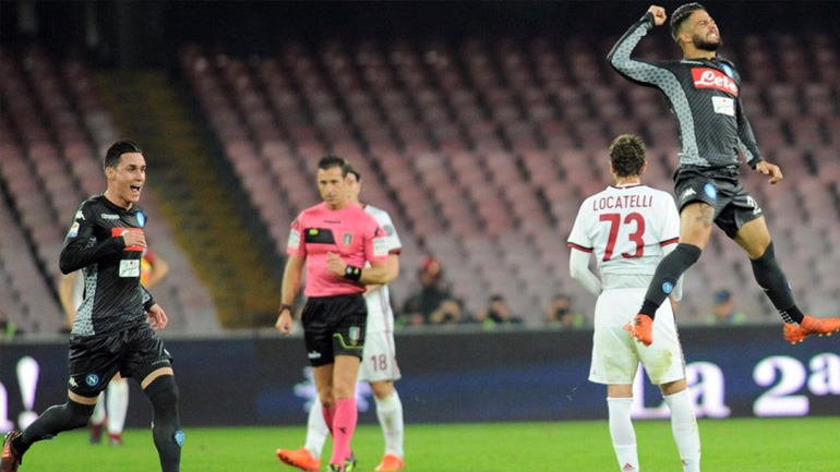 Σταθερά πρώτη η Νάπολι, 2-1 τη Μίλαν