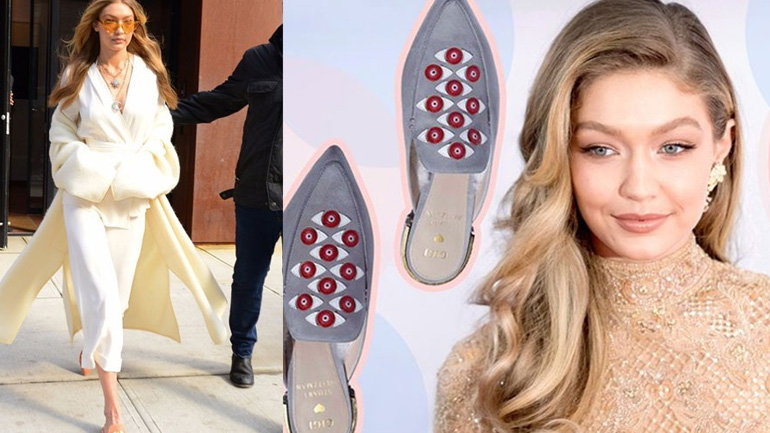 Κυκλοφόρησαν τα νέα Gigi mules από τη συνεργασία της Gigi Hadid με τον Stuart Weitzman!