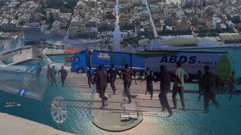 Το απόλυτο χάος στο λιμάνι της Πάτρας