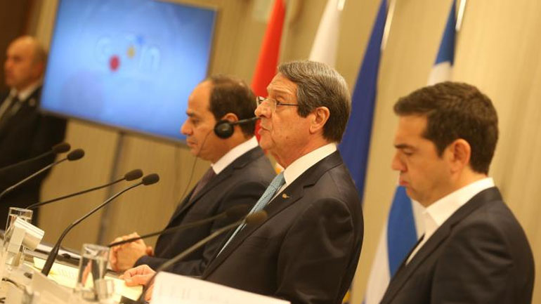 Διευρύνεται σε τετραμερή η συνεργασία Κύπρου, Ελλάδας, Αιγύπτου με τη συμμετοχή της Ιταλίας