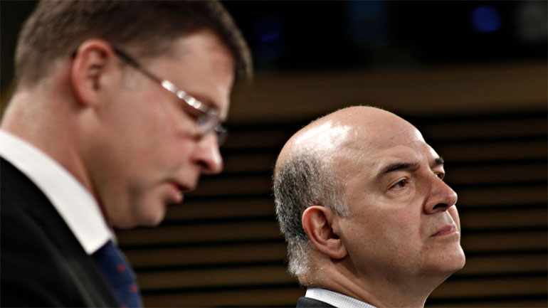 Ντομπρόβσκις – Μοσκοβισί ζητούν από την Ιταλία να συμμορφωθεί με το Σύμφωνο Σταθερότητας