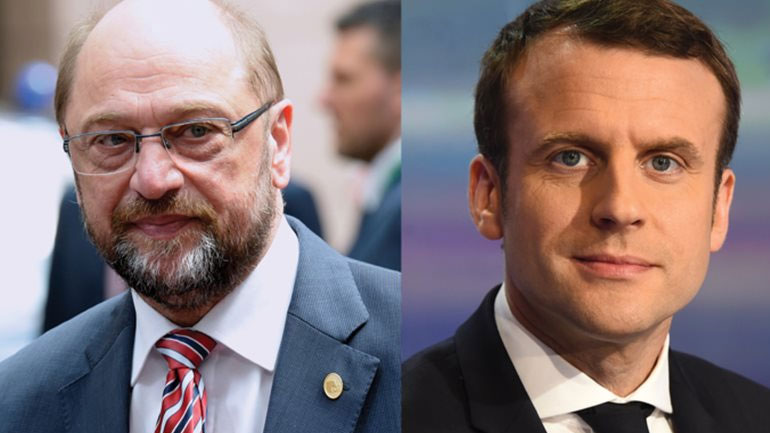 Τηλεφωνική επικοινωνία Σουλτς – Μακρόν