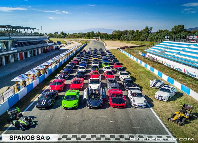 Δεκάδες super car σε παράταξη στο αυτοκινητοδρόμιο Σερρών...