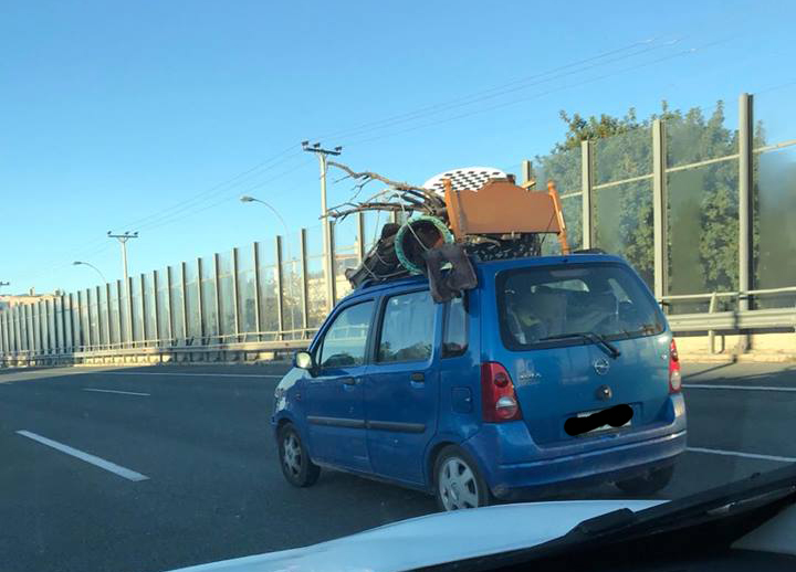 Κορυφαίο... φόρτωμα στη σχάρα οροφής!