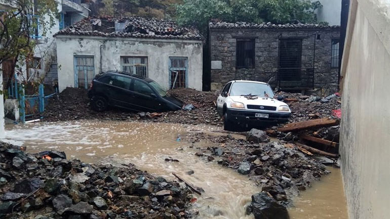 Σαμοθράκη: 3,1 εκατ. ευρώ για την αποκατάσταση των ζημιών στο οδικό δίκτυο από τις πλημμύρες