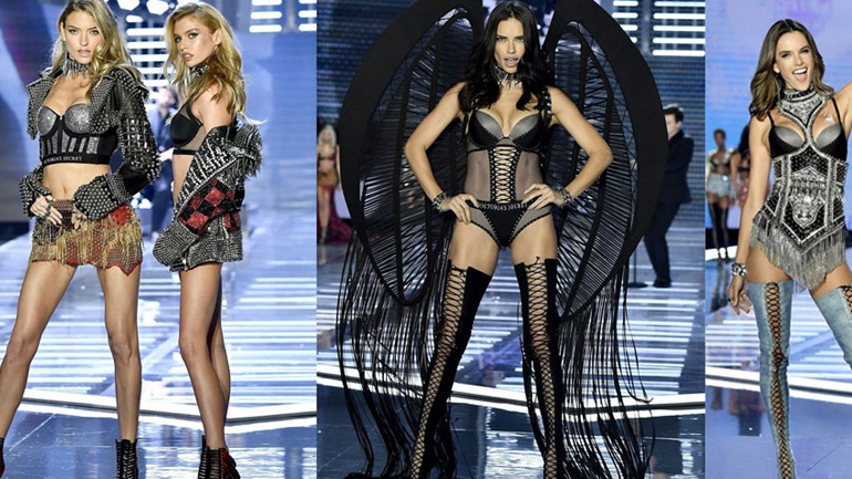 Τα αγγελάκια της Victoria’s Secret με punk δημιουργίες Balmain στο πιο sexy catwalk του πλανήτη!