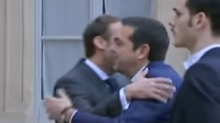 Σε εξέλιξη το πρόγευμα εργασίας Μακρόν-Tσίπρα Σε εξέλιξη το πρόγευμα εργασίας Μακρόν-Tσίπρα