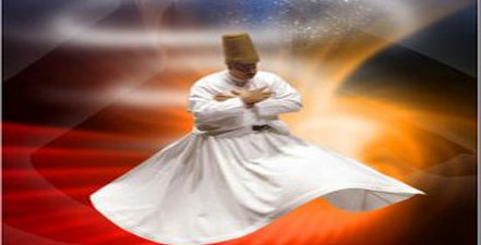  Οι δερβίσηδες, γνήσια έκφραση του ισλαμικού μυστικισμού, μέσα από μια ιεροτελεστία αιώνων επιδιώκουν να εξαγνίσουν την ανθρώπινη ψυχή. Αφαιρώντας τους μαύρους μανδύες τους μένουν με λευκά ενδύματα για να «ξαναγεννηθούν». 