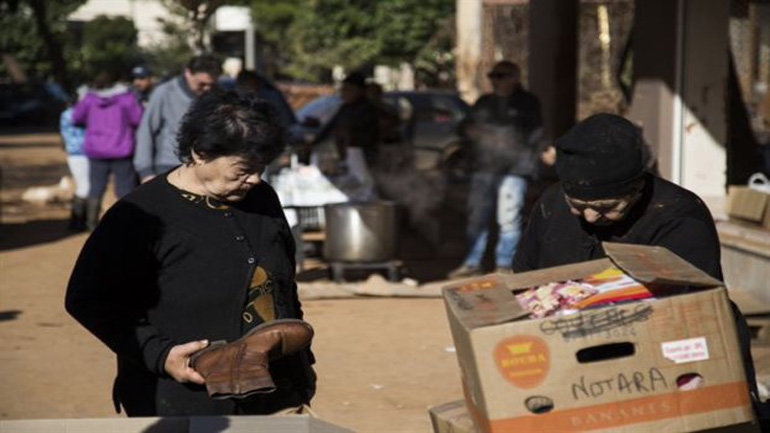 Λάρισα: Βοήθεια για τους πλημμυροπαθείς της Μάνδρας