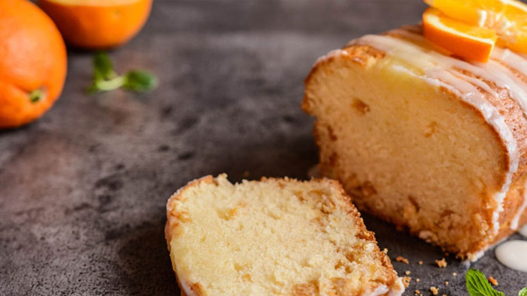 Νόστιμο κέικ πορτοκάλι με λίγες θερμίδες