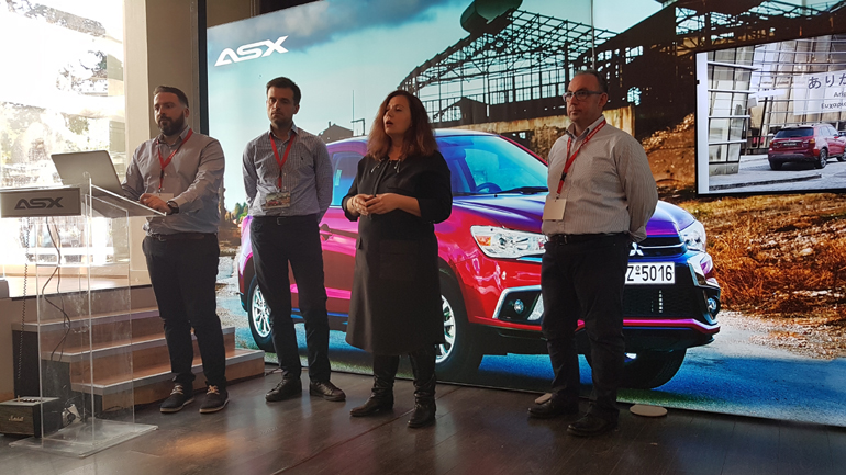 H δυνατή και φιλική, όπως πάντα, ομάδα της Mitsubishi