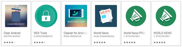 από τις κακόβουλες εφαρμογές που ανακαλύφθηκαν στο Google Play