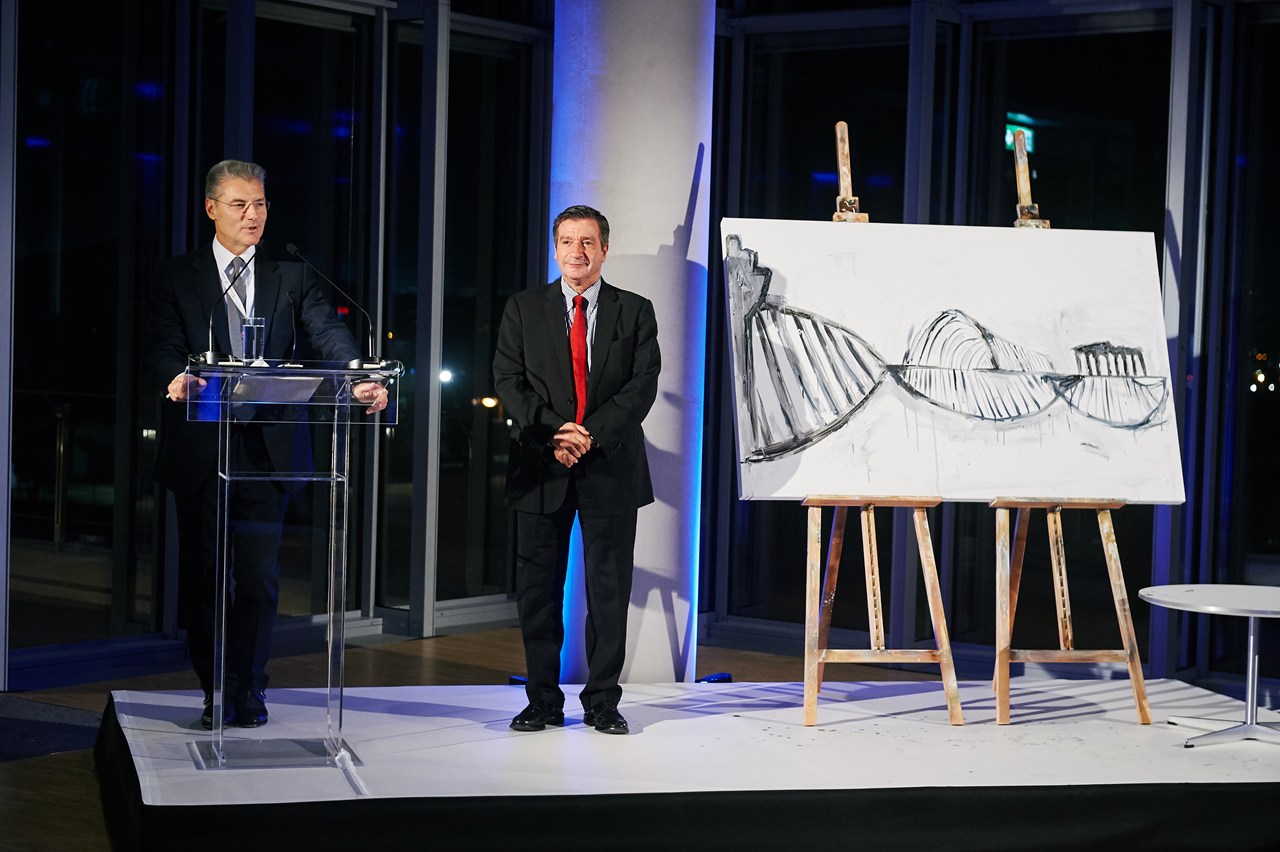 Ο κ. Γιάννης Παράσχης με τον Δήμαρχο της Αθήνας κ. Γιώργο Καμίνη