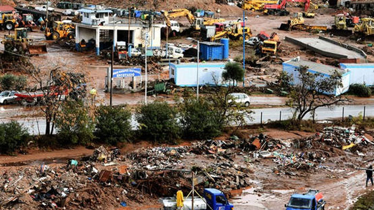 Ξεκινά η κατάθεση αιτήσεων για τη χορήγηση επιδόματος στους πληγέντες από τις πλημμύρες στη Δυτική Αττική