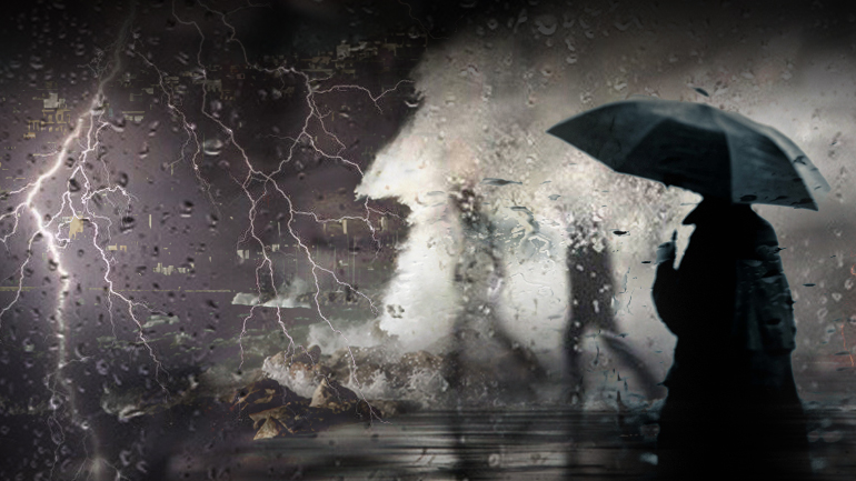 Έρχονται βροχές, χαλάζι και θυελλώδεις άνεμοι