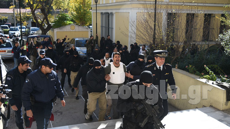 Ενώπιον της Δικαιοσύνης οι εννέα συλληφθέντες, μέλη της οργάνωσης DHKP-C