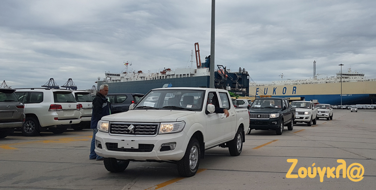 Αποκλειστικές εικόνες του pick up της Peugeot από το λιμάνι του Πειραιά