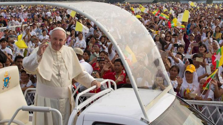 Μιανμάρ: Ο πάπας Φραγκίσκος ζητεί να ξεπεραστεί η μισαλλοδοξία και το μίσος