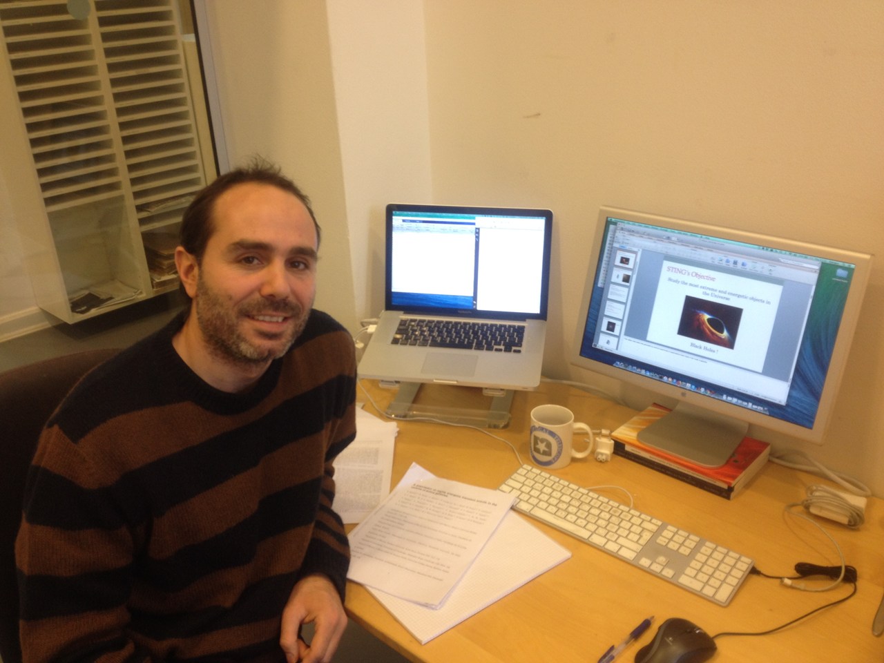 Ο Δρ. Γιώργος Λελούδας, εκ των επιστημόνων που παρατήρησαν το φαινόμενο