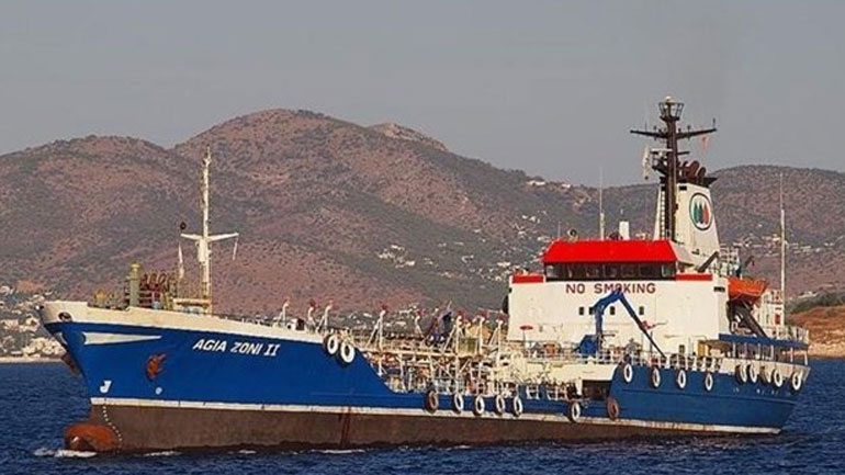 Επιθεώρηση από τους πραγματογνώμονες στο δεξαμενόπλοιο «ΑΓ. ΖΩΝΗ ΙΙ»