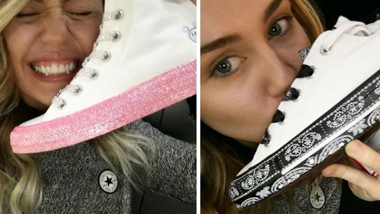 Πάρτε μια γεύση από τα νέα Converse με την υπογραφή της Miley Cyrus