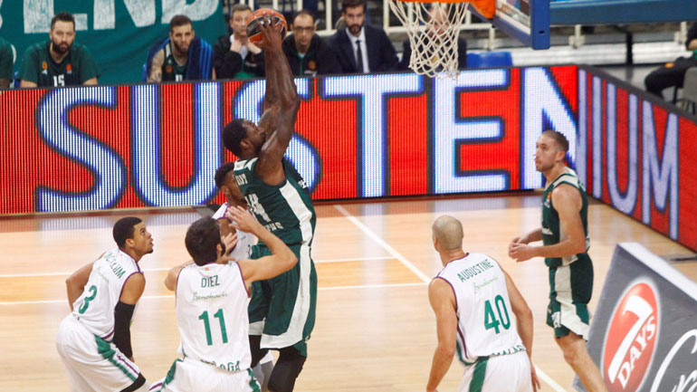 Φόρτσαρε στο τέλος και πέτυχε την 5η συνεχόμενη νίκη του ο ΠΑΟ, 82-71 τη Μάλαγα