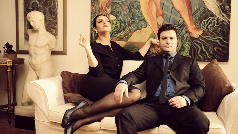 Η Αναστασία Έδεν και ο Άρης Βλάχου στο HolyWood Stage