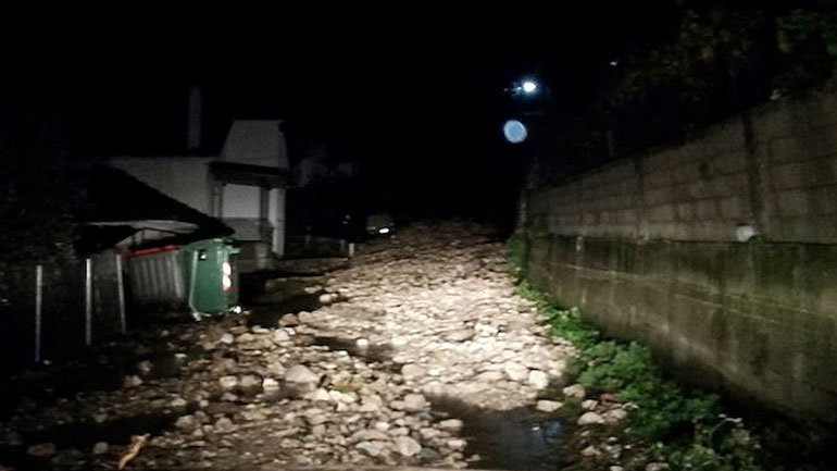 Η πρώτη εικόνα από την καταστροφή στην Άνω Ράχη Πρέβεζας