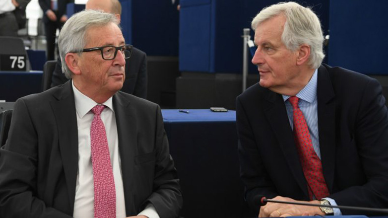 ΕΕ – Βρετανία: Ο Ζαν-Κλοντ Γιούνκερ και ο Μισέλ Μπαρνιέ θα συναντηθούν με ευρωβουλευτές για το Brexit