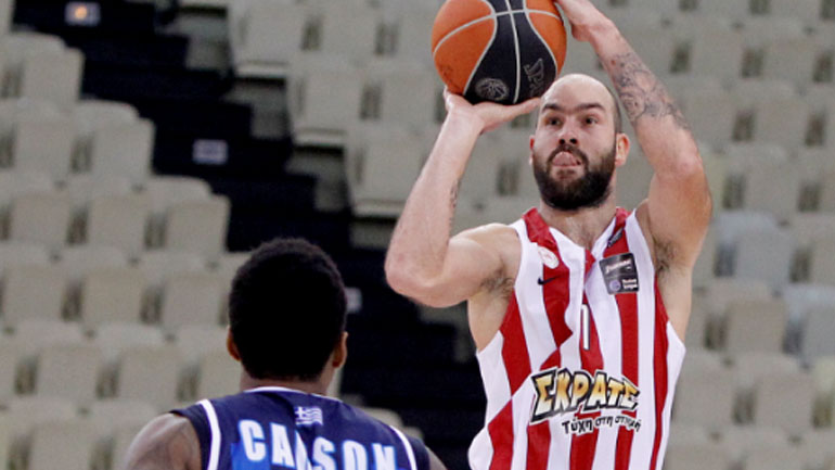 Νίκη αρχηγού παρόντος για τον Ολυμπιακό, 97-76 τον Κόροιβο